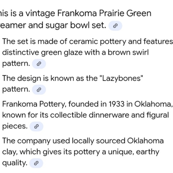 Frankoma Jade Green Sugar And Creamer Set. - Picture 6 of 7